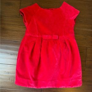 Jacadi Red Velvet dress